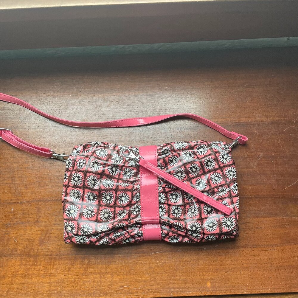 Frill by Vera Bradley Mocha Rouge Concert Clutch